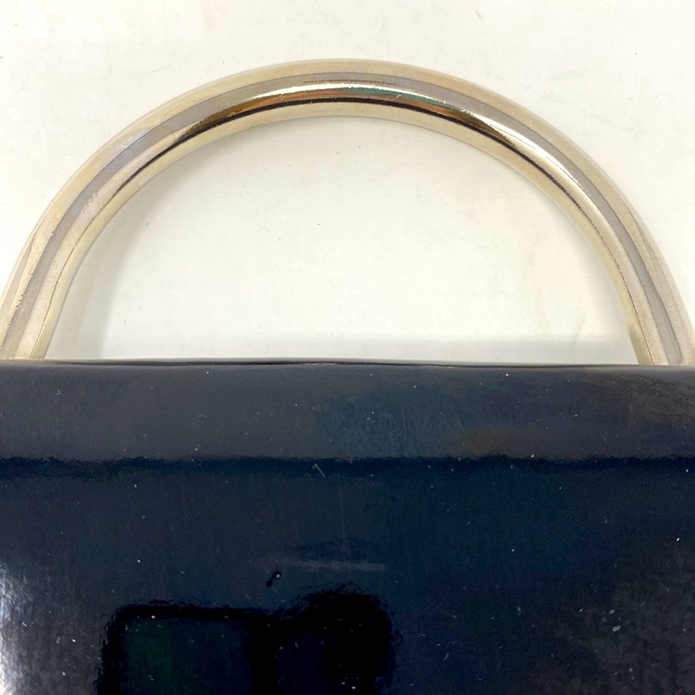 Envelope Silver Handle Shoulder Strap Bag - Picture 3 of 7